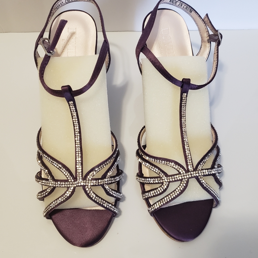 David's bridal sandal size 7.5 New never worn